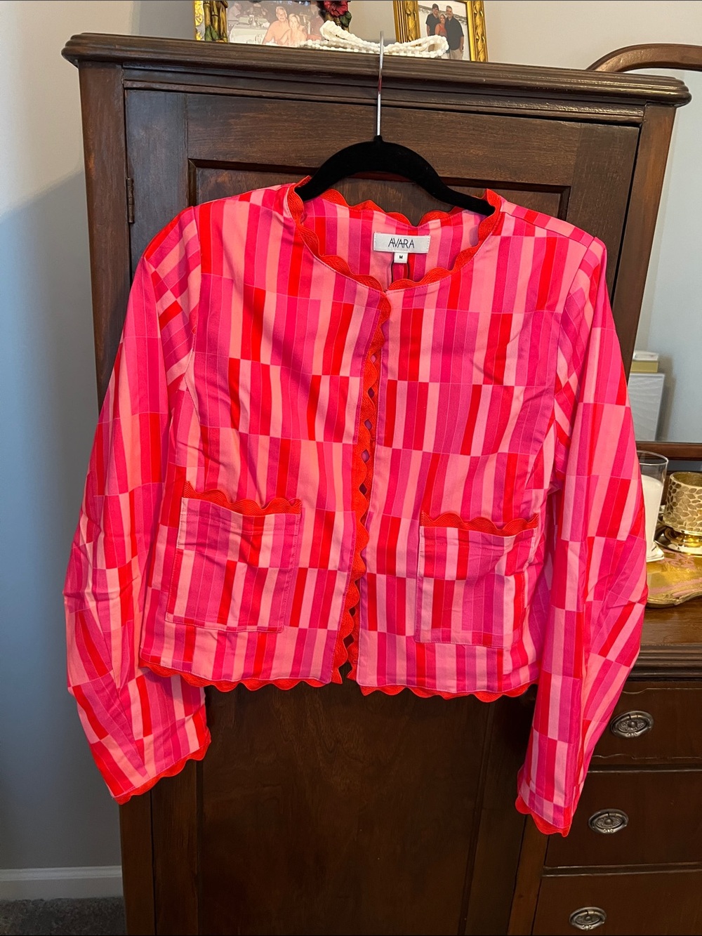 Avara Jesse Jacket in Hot Pink/Red Medium